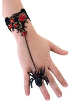 Armband Kant Met Spinnenring | Feestkleding Breda