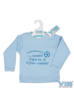 Baby T-shirt ......SSSSTT!! |Papa En Ik Kijken Voetbal | Feestkleding