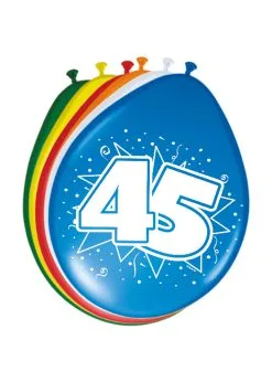Ballonnen 45 Jaar | Feestkleding Breda