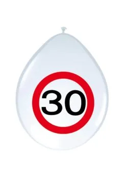 Ballonnen Verkeersbord 30 Jaar