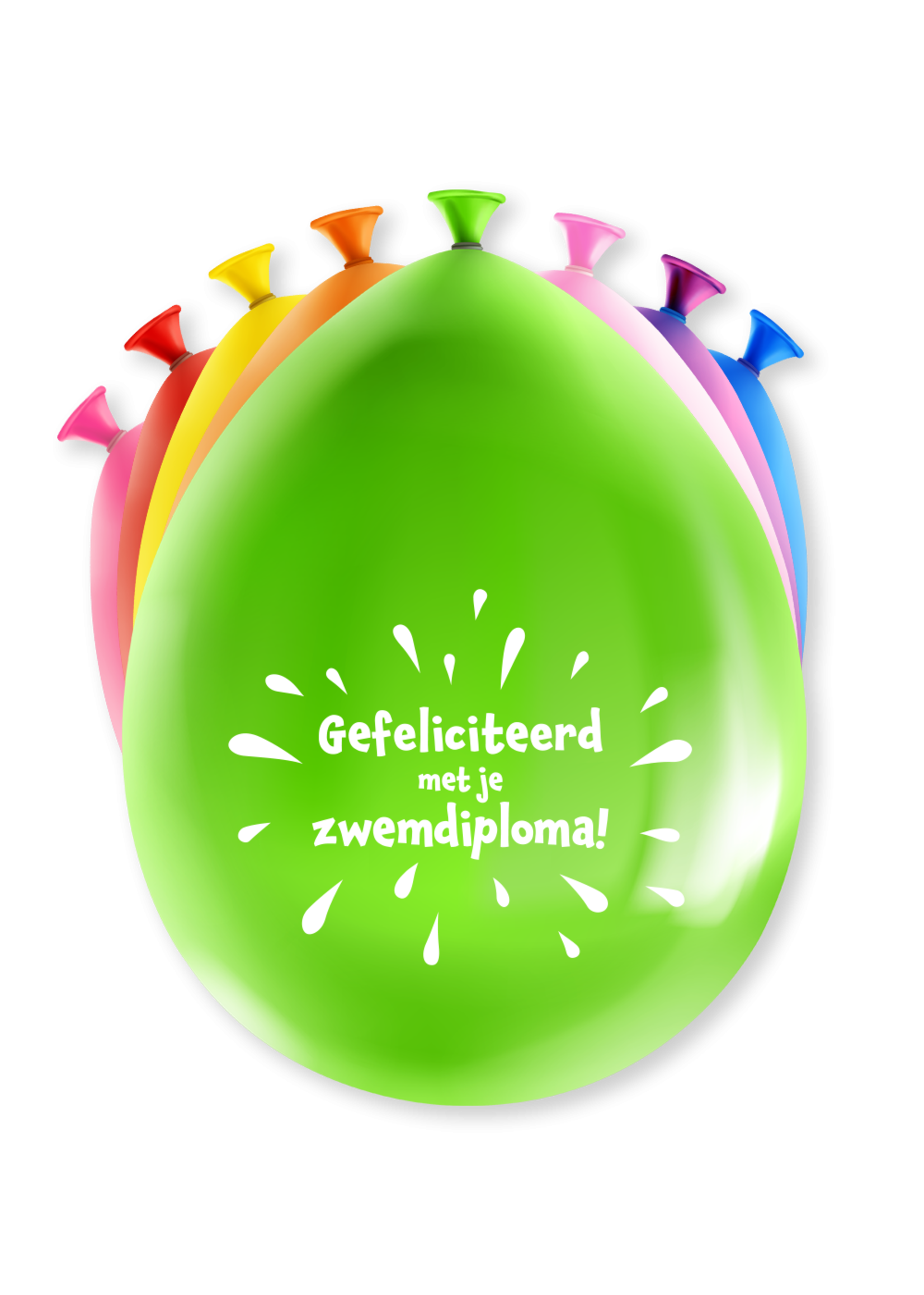 Ballonnen Zwemdiploma | Feestkleding Breda