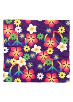 Bandana Flower Power Print | Feestkleding Breda