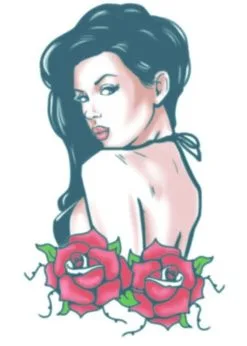 Biker Tattoos Rose Pin Up | Feestkleding Breda