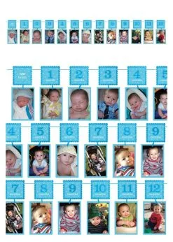 Foto Guirlande Blauw | Feestkleding Breda