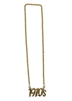 Halsketting 1970 Goud | Feestkleding Breda