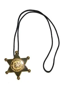 Halsketting Sheriff Ster | Feestkleding Breda