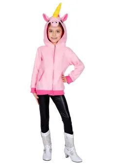 Jas Eenhoorn Roze Kind