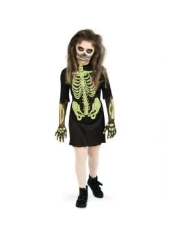 Jurk Skelet Kind Glow In The Dark