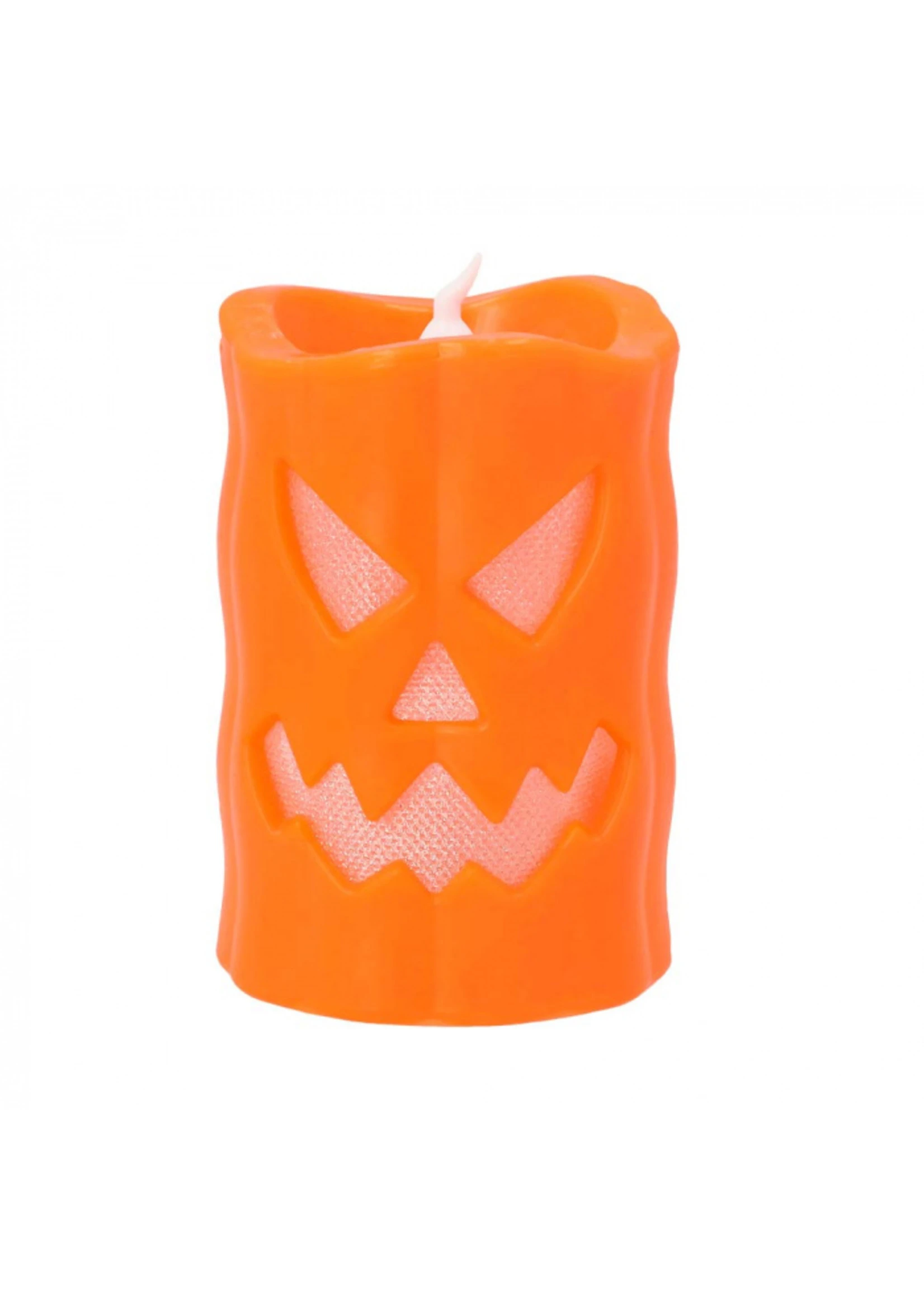 Kaars Pompoen Vorm Met Led Licht | Feestkleding Breda