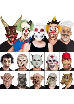 Latex Maskers Halloween Assorti | Feestkleding Breda