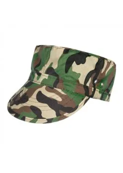 Legergroene Camouflage Soldaten Pet | Feestkleding Breda