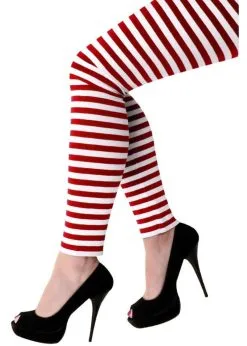Legging Rood/wit Gestreept | Feestkleding Breda
