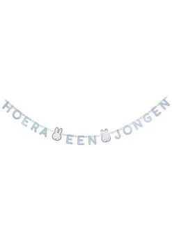 Letterslinger Nijntje Hoera Een Jongen | Feestkleding Breda