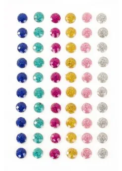 Lichaamsversiering Rondje Glitter Assorti | Feestkleding Breda