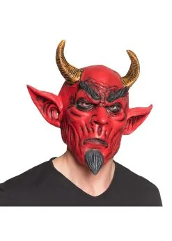 Masker Latex 3 D Duivel. | Feestkleding Breda