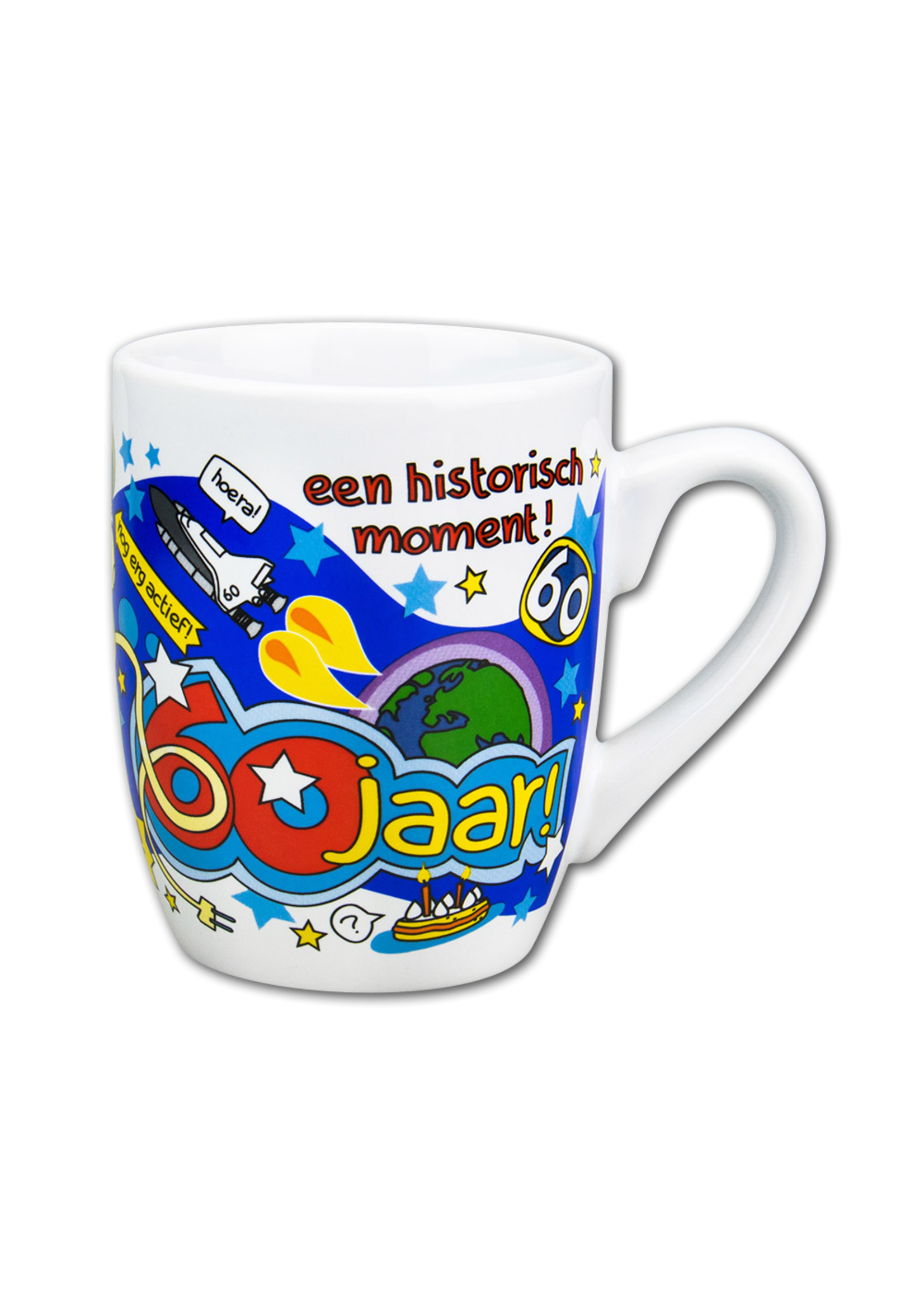 Mok Cartoon 60 Jaar | Feestkleding Breda