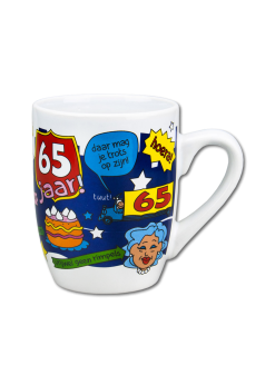 Mok Cartoon 65 Jaar | Feestkleding Breda