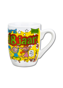 Mok Cartoon18 Jaar | Feestkleding Breda