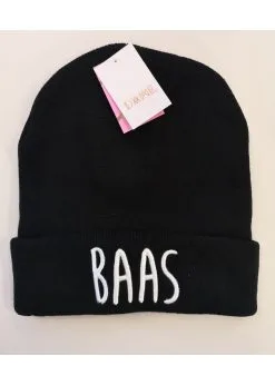 Muts "BAAS" | Feestkleding Breda