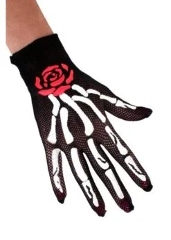 Nethandschoenen Botten Met Roos | Feestkleding Breda