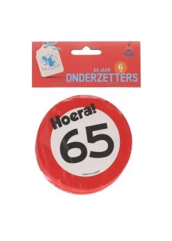 Onderzetters Verkeersbord 65