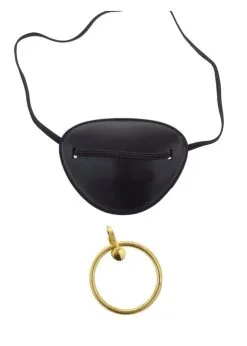 Ooglapje + Oorbel Piraat | Feestkleding Breda