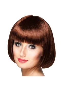 Pruik Cabaret Chocoladebruin | Feestkleding Breda