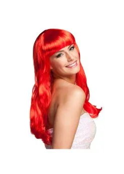 Pruik Chique Rood | Feestkleding Breda