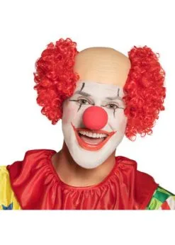 Pruik Clown Baldy Rood | Feestkleding Breda