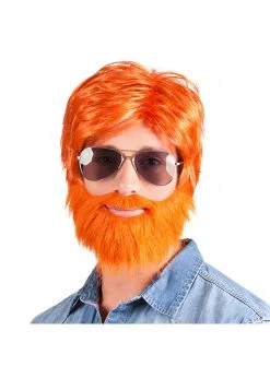 Pruik Dude Oranje | Feestkleding Breda