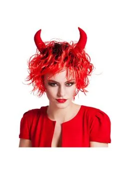 Pruik Duivel Kort Haar | Feestkleding Breda