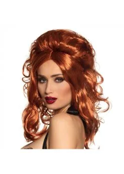 Pruik Lilly Rose Western Koper | Feestkleding Breda