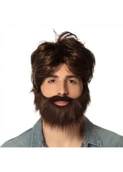 Pruik Met Snor En Baard. | Feestkleding Breda