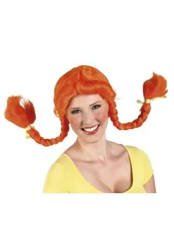 Pruik Oranje Dames Pipi | Feestkleding Breda