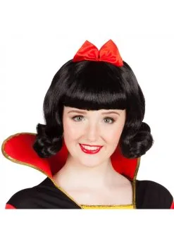 Pruik Sneeuwwitje Zwart | Feestkleding Breda