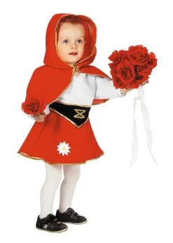 Rood Jurkje Met Cape Baby | Feestkleding Breda