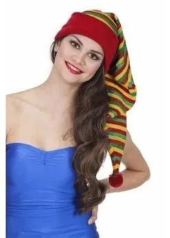 Slaapmuts, Rood-geel-groen | Feestkleding Breda