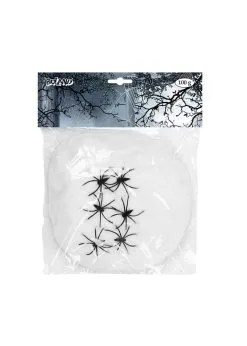 Spinrag 100 Gram Met 6 Spinnen | Feestkleding Breda