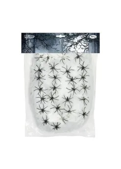 Spinrag 500 Gram Met 25 Spinnen | Feestkleding Breda