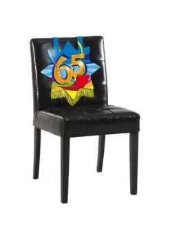 Stoel Decoratie 65 Jaar| Feestkleding Breda