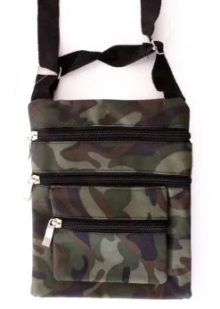 Tasje Camouflage Print Met 3 Ritsen| Feestkleding Breda