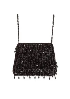 Tasje Met Parels Zwart