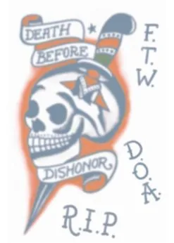 Vintage Tattoos D.B.D. Skull | Feestkleding Breda