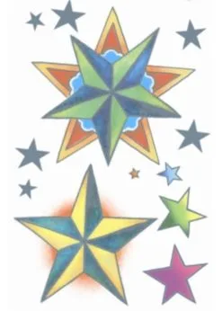 Vintage Tattoos Nautical Stars | Feestkleding Breda