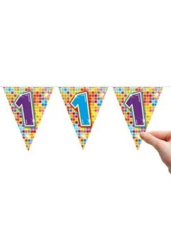 Vlaggenlijn Mini 1 Jaar 3 Meter | Feestkleding Breda