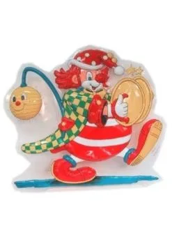 Wanddeco Clown Met Deksels 50 X 60 Cm