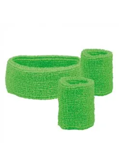 Zweetbandjes Set Groen | Feestkleding Breda
